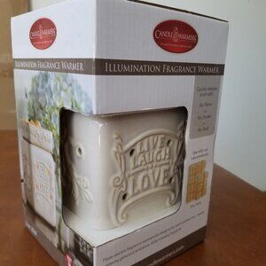 Candle Warmers Wax Warmer - Live Well (Live Laugh Love)